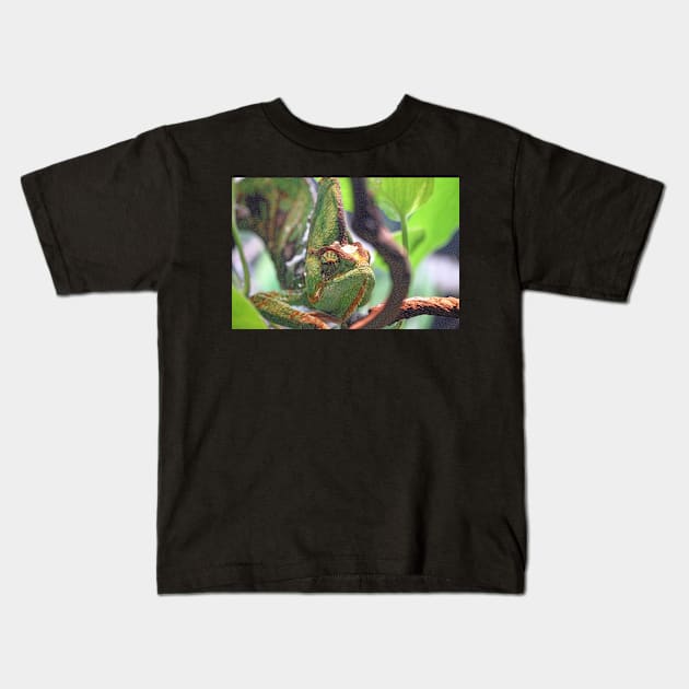 Chameleon Kids T-Shirt by LeanneAllen